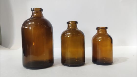10ml- 100ml Ups Type Ii Iii 제약 및 수의학 분말 주입 Packagi용 앰버/투명 유리 바이알 성형