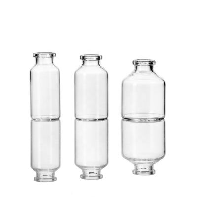 20ml 명확한 관 유리 약병 붕규산 유리 주입 병 의학 사용