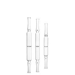 약제 1ml-25ml 무균 앰플용 호박색 투명 유리 앰플