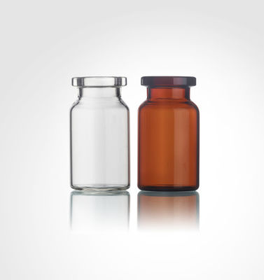 10ml USP 타입 I 보로실리케이트 유리 병 고무 막대기를 맞춤형