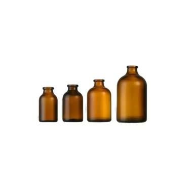 10ml 30ml 100ml 호박색 유리 시약 병은 항생 유리병을 주조했습니다